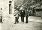 Visite de Georges Clemenceau au Général Mangin