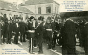 Voyage de G. Clemenceau à Montaigu et à  la Roche sur Yon - "le Ministre s'entretenant avec Monsieur Branet, préfet de la Vendée"