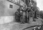 Clemenceau en visite à la fazenda de café à Elihu Root chez Mme Elias Chaves