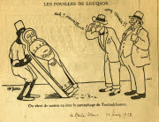 "Les fouilles de Louqsor - On vient de mettre à jour le sarcophage de Toutankhamon"